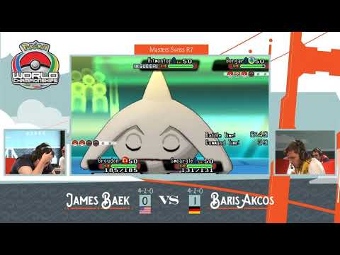2016 Pokémon World Championships VGC Masters Day 2 - James Baek vs Baris Akcos - Swiss R7