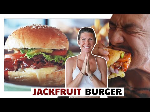 BBQ JACKFRUIT BURGER ala CHIBO | VLOG #180