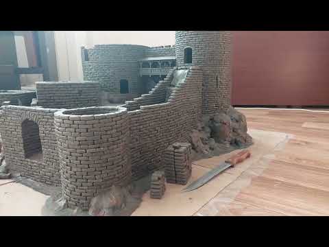 Plasticine castle. 1.5 years of work in 39 minutes