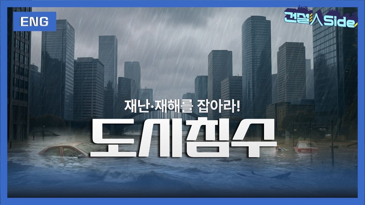 [건설inside] 재난 재해를 잡아라! 물에 잠긴 도시, 도시침수