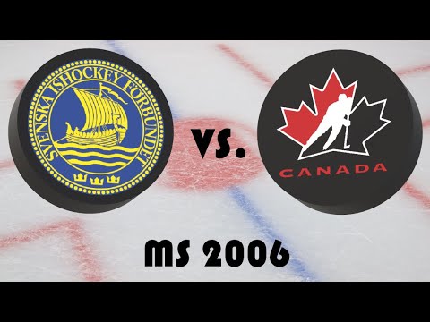 Mistrovství světa v hokeji 2006 - Semifinále - Švédsko - Kanada