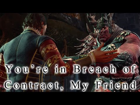 Raphael Appears to Reclaim Yurgir the Orthon if You Break His Contract | Baldur's Gate 3