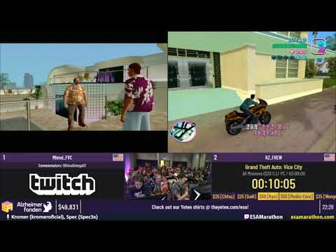 Grand Theft Auto: Vice City (All Missions - $25%) por KZ_FREW vs. Mhmd_FVC - ESA Summer 2019