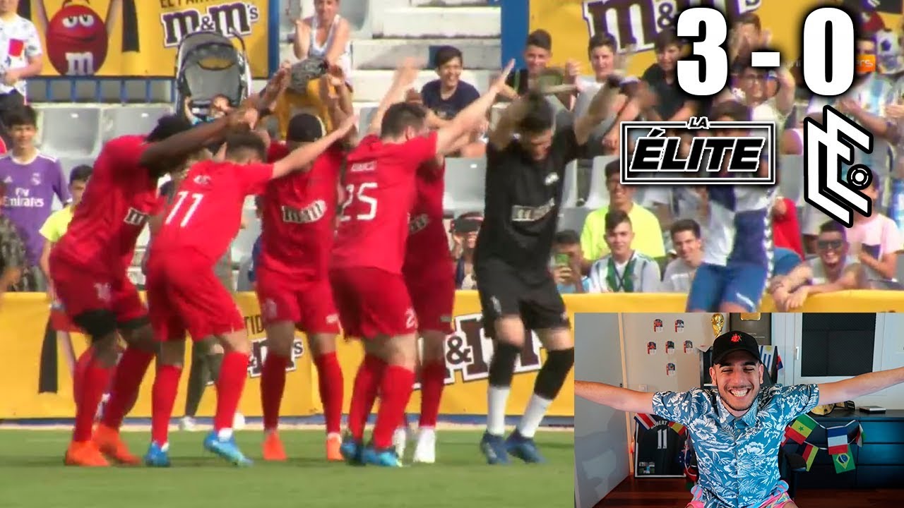 REACCIONANDO A LOS GOLES Y MEJORES MOMENTOS LA ÉLITE 3-0 CRAZY CREW