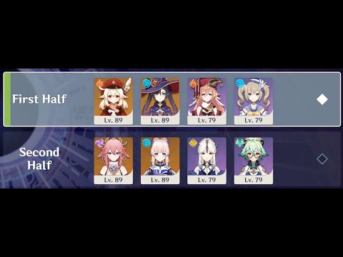 2.5 Spiral Abyss, Catalyst Squad 📖 - (Floor 12, 9★)