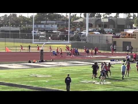 OpenB 200m vs HB 4-24-14   Los Alamitos Boys