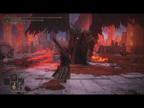 Strength build vs Mohg Lord of blood (no summons)