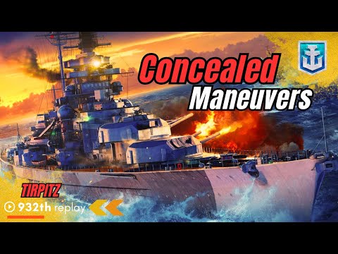 The Unstoppable TIRPITZ :  Dominate the Battles with Battleship Tirpitz World of Warships #gaming