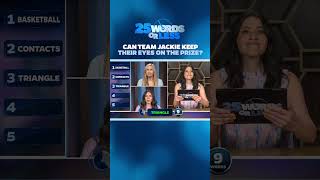 In this game, the time is gone in the blink of an eye! #25WordsorLess #JackieTohn