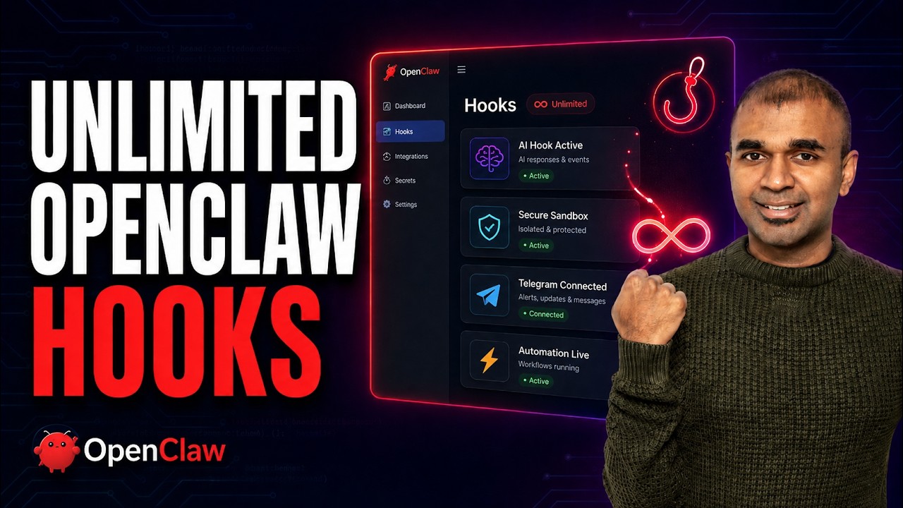 OpenClaw Hooks Crash Course - Gemma 4 Ollama 100% Local