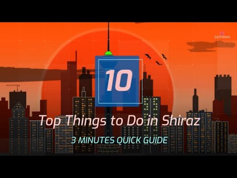 Top 10 Things to Do in Shiraz 🇮🇷 | 3 Minutes Quick Guide | Travel Guide 👊