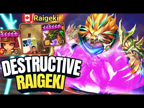 Over 2200+ Points RAIGEKI ☄️- Summoners War