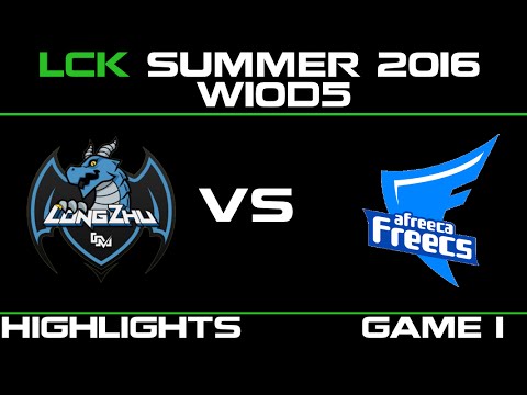 LZ vs AFS Game 1 Highlights LCK Champions 2016 W10D5 Longzhu vs Afreece Freecs   AFS vs LZ   LCK LOL