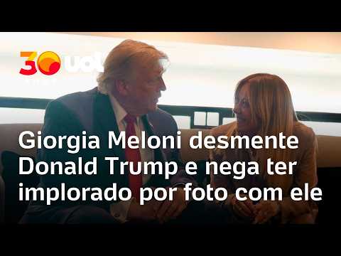 Giorgia Meloni: Premiê italiana desmente Donald Trump após fala polêmica sobre o G7