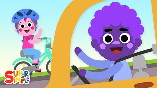 Driving In My Car  Kids Songs  Super Simple Songs