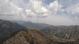 preview picture of video 'Gondola Ride in Squaw Valley, Olympic Village, CA'