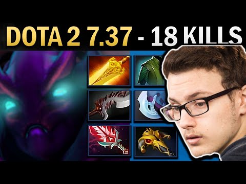 Spectre Gameplay Miracle with 18 Kills and Bloodthorn - Kez Dota 2