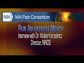 Pain Awareness Month: Dr. Walter Koroshetz on Pain Research Initiatives