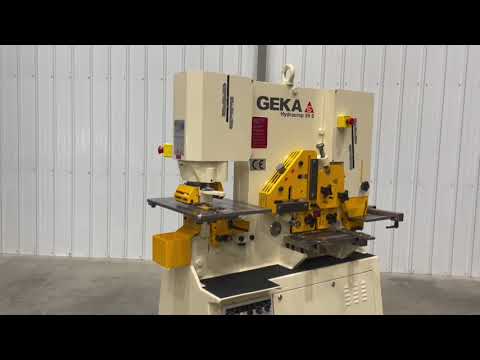 Geka 55 Ton Dual Ironworker, Hydracrop 55S - NEW - Gallery Thumbnail 10
