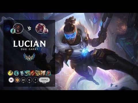 Lucian ADC vs Xayah - KR Challenger Patch 12.12