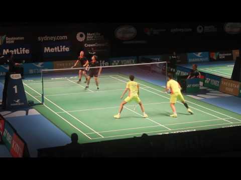 Australian Badminton Open 2016 [MD] - Li & Liu vs Christiansen & Daugaard