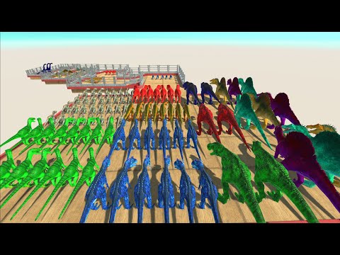 CARNIVORE DINOSAURS Championship #2 - Animal Revolt Battle Simulator