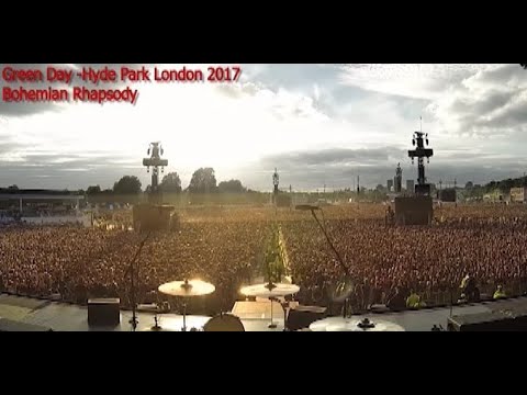 Green Day Crowd Singing Bohemian Rhapsody [Live in Hyde Park 2017]