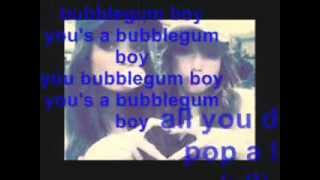 Bubblegum boy-Bella Thorne &amp; Pia Mia lyric ☺