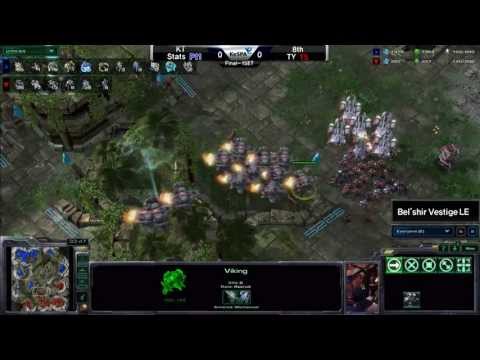 [Group A] Stats (KT) vsTY (8th) PvT Bel'Shir Vestige / Final 1 SET -Starcraft2,MLG,esportstv