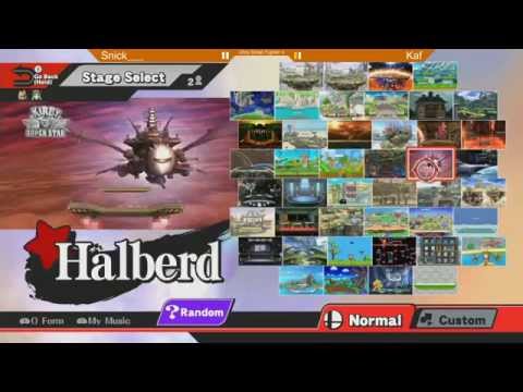 Game Evo 1st Qualifier SSB4: Kaf (Palutena, Peach) vs Snick (Fox) - WR2