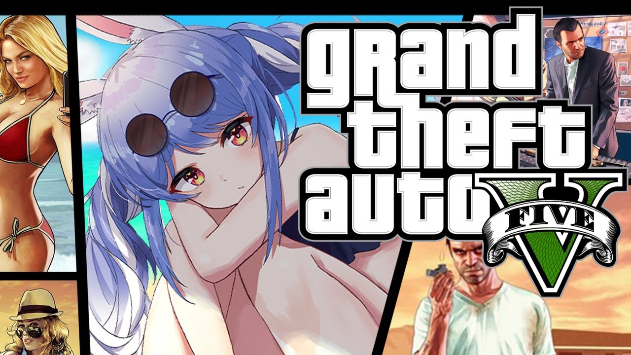 【GTAV】Let's go GTA!! 週末はやっぱり大暴れロスサントス生活!!!!!ぺこ!【ホロライブ/兎田ぺこら】