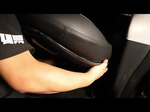 TeslaGX Real Carbon Fiber Back Seat Cover for Tesla Model 3 / Y Installation Video
