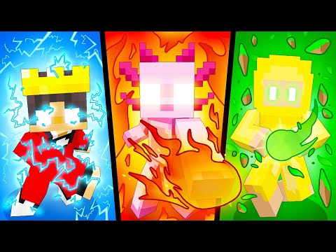 Minecraft but we have ELEMENTAL POWERS!