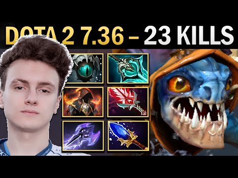 Slark Gameplay Miracle with 23 Kills and Cloak - Ringmaster Dota