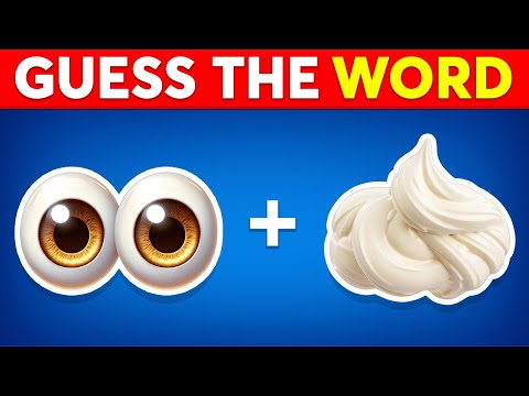 Guess The WORD By Emojis? 🤔🙄 Popular Words | Emoji Quiz 2025