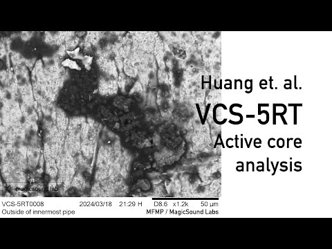 Bin-Juine Huang - SEM+EDS analysis of deposits on the active core of the VCS-5RT reactor pipe