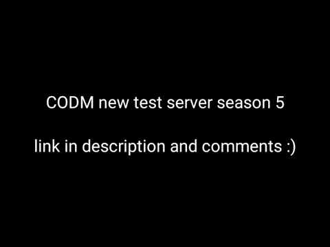 Season 5 Test Server CODM