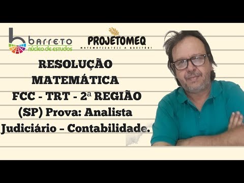 BANCA FCC   TRT   2ª REGIÃO SP Prova Analista Judiciário