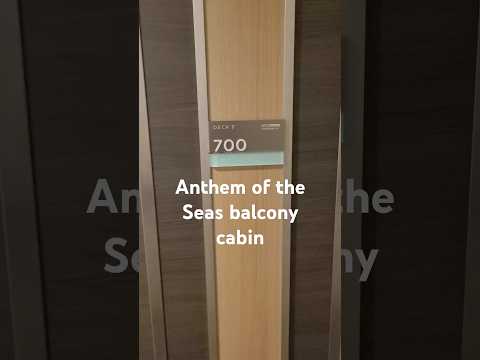 Thumbnail for Anthem of the Seas balcony cabin  #anthembalconyroom #cruisebalcony