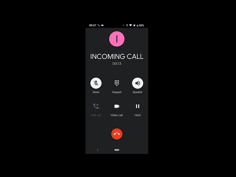 NOKIA 2.2 Incoming Call (Screen Video)