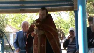 preview picture of video 'Освящение колодца-Наславча Молдова'