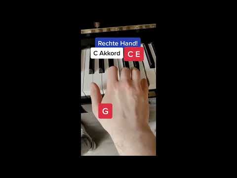 Gebrochene Akkorde👐🏻🎹 (Piano Tutorial) #shorts