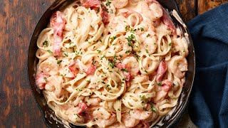 Recipe of the Day: Creamy, Garlicky Shrimp Skillet | Food Network