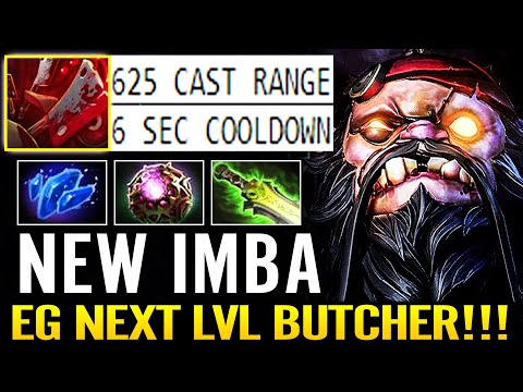 WTF DOTA 3 NEXT LVL Pudge by EG.CRIT!!! 625 Cast Range 6s CD Fresh Meat Crazy Comeback Dota 2 Pro