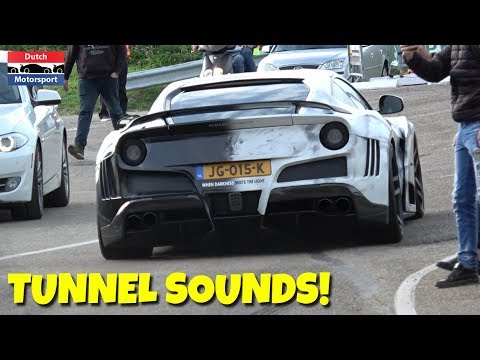 SUPERCARS vs TUNNEL - 812 SuperFast, Aventador Capristo, F12 N-Largo S, C63 Burnout, DB11, F40,...
