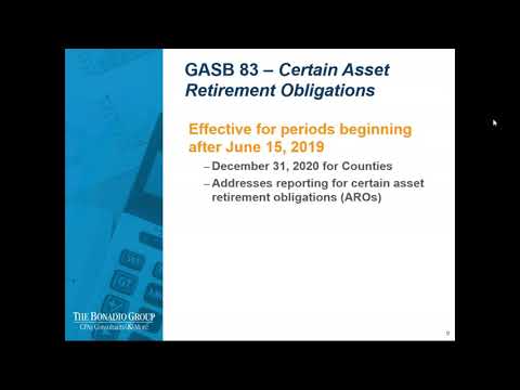Webinar - GASB Accounting Update
