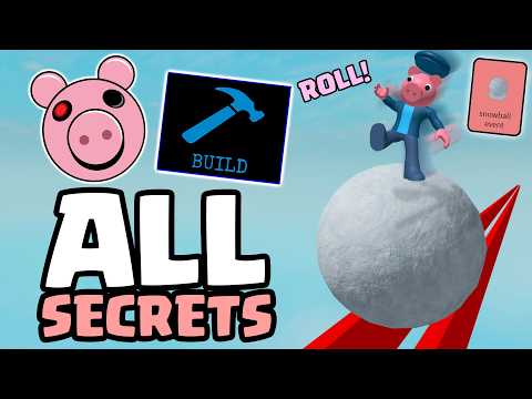 How to Use the Snowball Event (IDEAS & SECRETS) [Piggy Build Mode] 😱🐷