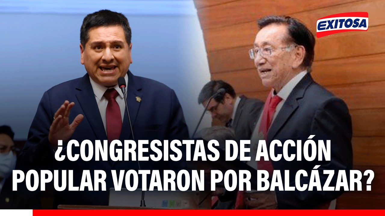 🔴🔵 Congresistas de Acción Popular pudieron haber votado por José Balcázar, sugiere Luis Aragón