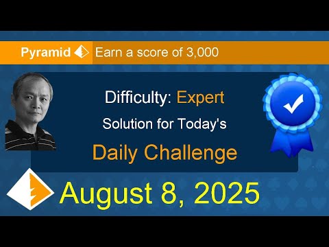 Microsoft Solitaire Collection: Pyramid - Expert - August 8, 2025