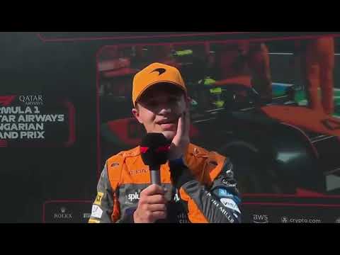 F1 Post-Race Interview | GP of Hungary 2023 | Lando Norris